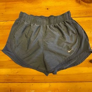 Blue/Grey Nike Shorts.